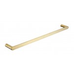 SS Round Brushed Gold 605 Single Towel Rail
